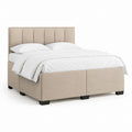 Polsterbett Doppelbett Beige Polyester Rechteckig 180 x 200 cm